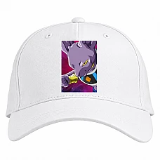 Baseball cap with Print Dragon Ball Monstercat - white