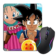 Mouse pad with print Dragon Ball Cute Heroes