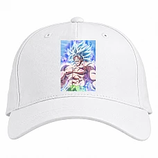 Baseball cap with Print Dragon Ball Ultra Power Hero - white