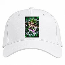 Baseball cap with Print Dragon Ball Mega Power Hero - white