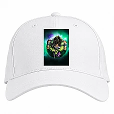 Baseball cap with Print Dragon Ball Superhero Power - white