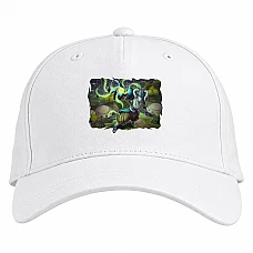 Baseball cap with Print Dragon Ball Print - white