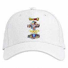 Baseball cap with Print Dragon Ball Universe - white