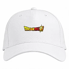 Baseball cap with Print Dragon Ball Cute Logo - white