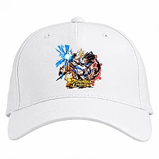 Baseball cap with Print Dragon Ball Fighters Print - white
