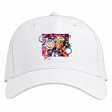 Baseball cap with Print Dragon Ball Cute Art Print - white