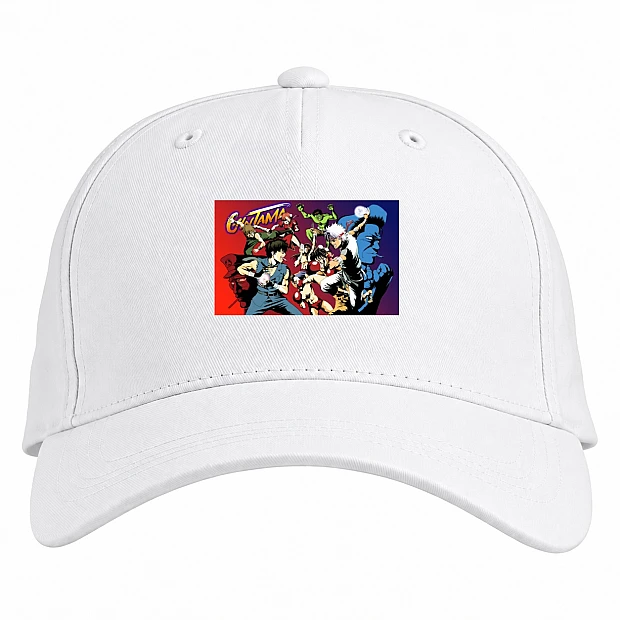 Baseball cap with Print Gintama Universe - white