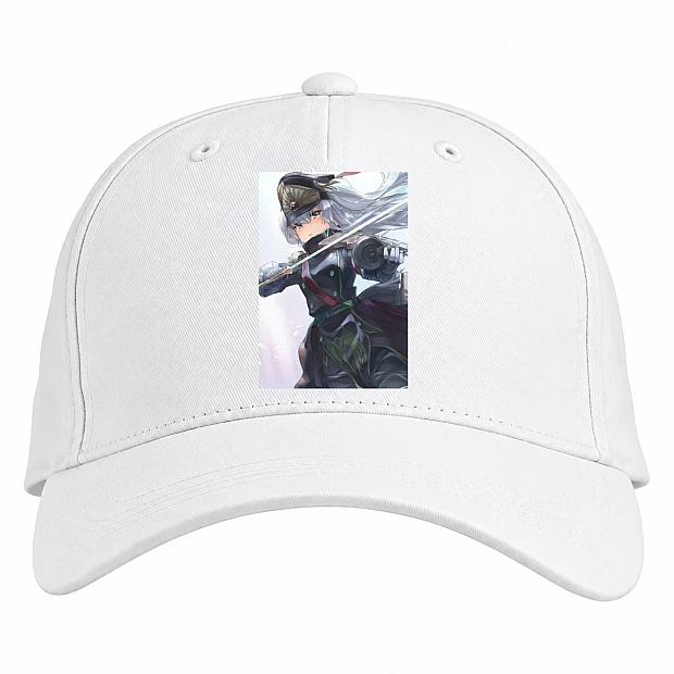 Baseball cap with Print Re Creators Altair Girl - white
