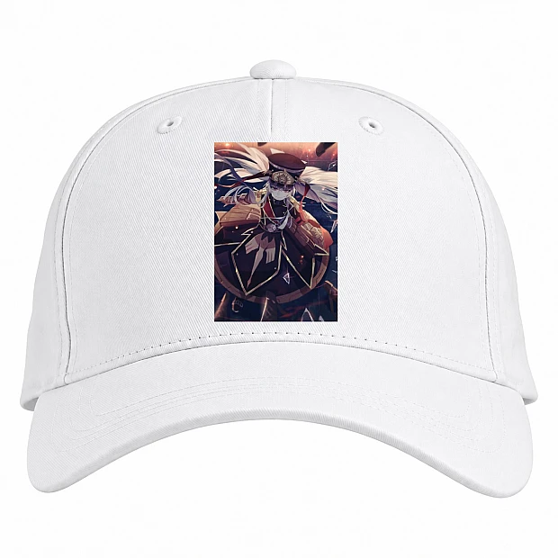 Baseball cap with Print Re Creators Main Hero - white