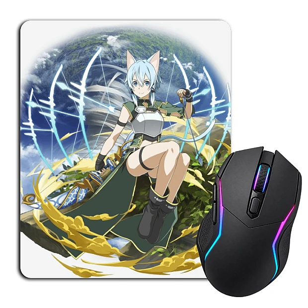 Mouse pad with print Sword Art Online Neko Hero
