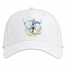 Baseball cap with Print Sword Art Online Hero Girl - white