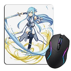 Mouse pad with print Sword Art Online Hero Girl