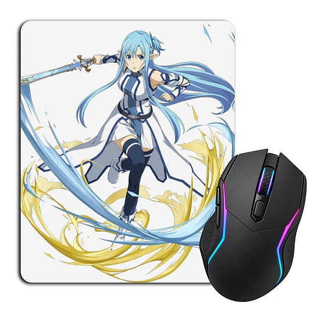 Mouse pad with print Sword Art Online Hero Girl