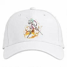 Baseball cap with Print Sword Art Online Sinon Hero Print - white