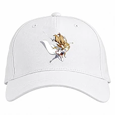 Baseball cap with Print Sword Art Online Flying Asuna - white