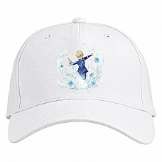 Baseball cap with Print Sword Art Online Hero Fighter Eugeo - white