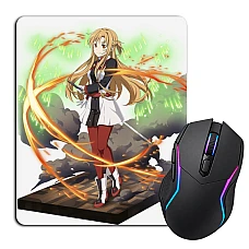 Mouse pad with print Sword Art Online Asuna Fighter