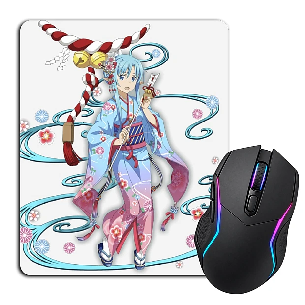 Mouse pad with print Sword Art Online Sinon Hero