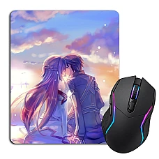 Mouse pad with print Sword Art Online Love