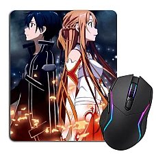Mouse pad with print Sword Art Online Kirito And Asuna
