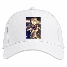 Baseball cap with Print Sword Art Online Cute Alice - white