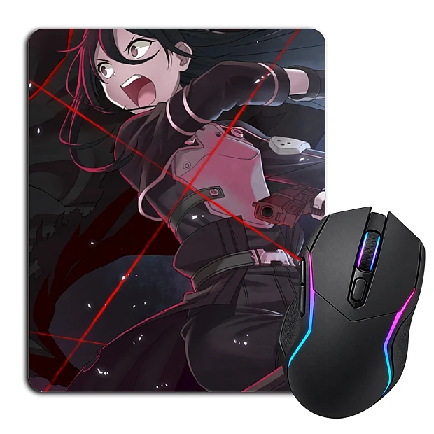 Mouse pad with print Sword Art Online Powerfull Girl