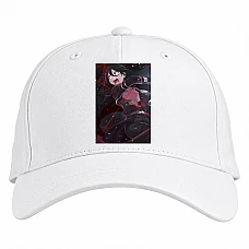 Baseball cap with Print Sword Art Online Powerfull Girl - white