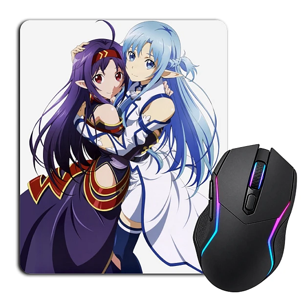 Mouse pad with print Sword Art Online Girls