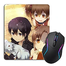 Mouse pad with print Sword Art Online Characters