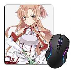 Mouse pad with print Sword Art Online Asuna Girl Hero