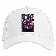 Baseball cap with Print Sword Art Online Girl Print - white