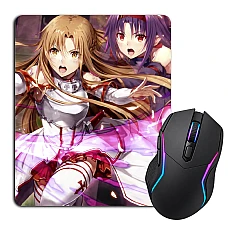 Mouse pad with print Sword Art Online Heroes Girls