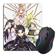 Mouse pad with print Sword Art Online Main Heroes