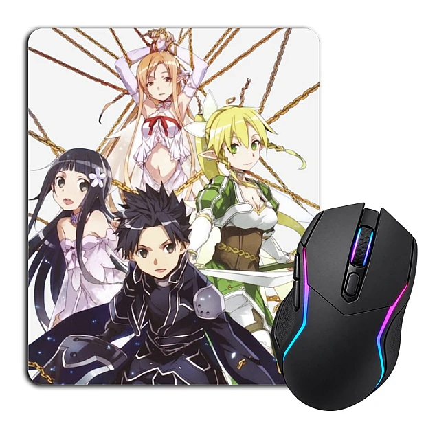 Mouse pad with print Sword Art Online Main Heroes