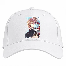 Baseball cap with Print Sword Art Online Cute Hero Girl - white