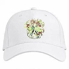 Baseball cap with Print Sword Art Online Girl Beautiful - white