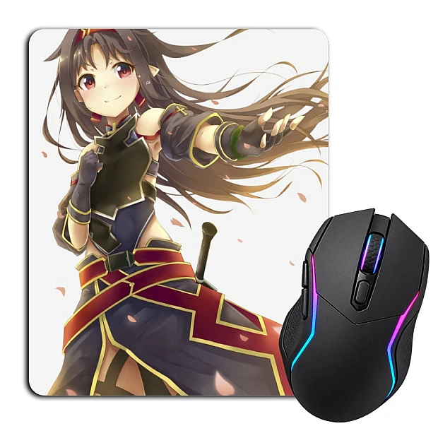 Mouse pad with print Sword Art Online Beautiful Girl Hero