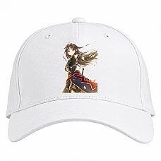 Baseball cap with Print Sword Art Online Beautiful Girl Hero - white