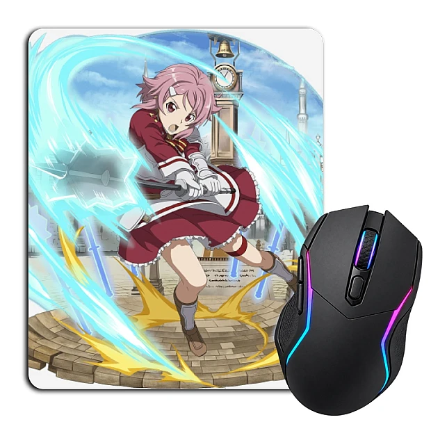 Mouse pad with print Sword Art Online Beautiful Fighter