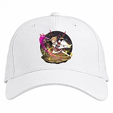 Baseball cap with Print Sword Art Online Master Fighter - white
