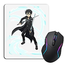 Mouse pad with print Sword Art Online Kirito Fighter