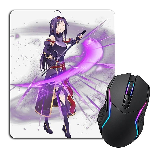 Mouse pad with print Sword Art Online Pink Print Hero Girl