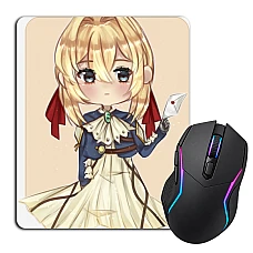 Mouse pad with print Violet Evergarden Cute Girl