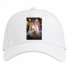 Baseball cap with Print Violet Evergarden Lights - white