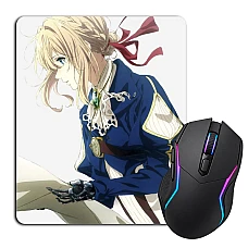 Mouse pad with print Violet Evergarden Hero