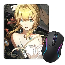 Mouse pad with print Violet Evergarden Beautiful Hero