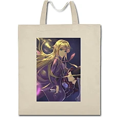 Eco bag with print Violet Evergarden Main Hero - beige