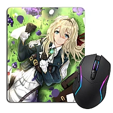 Mouse pad with print Violet Evergarden Sad Girl