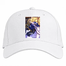 Baseball cap with Print Violet Evergarden Lonely Girl - white