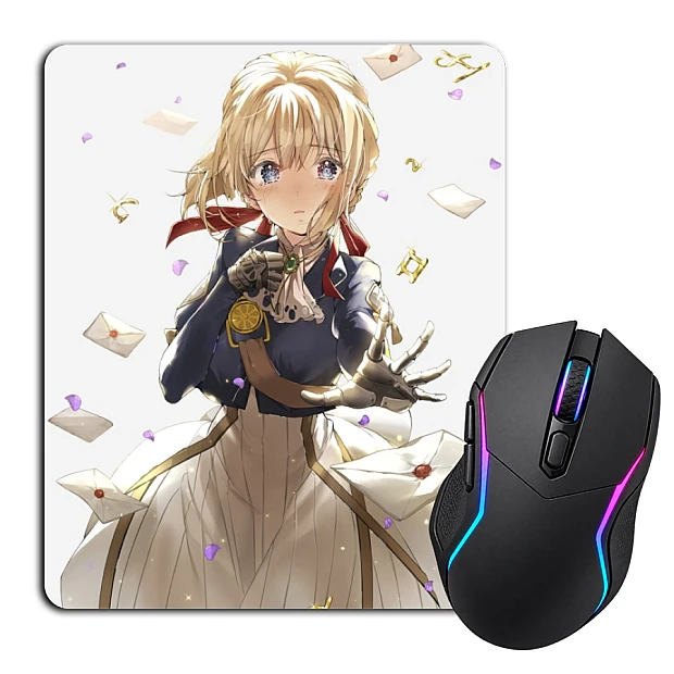 Mouse pad with print Violet Evergarden Girl